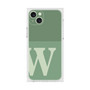 プレミアムスクエアケース［ オリジナル - initial two tone - W green ］