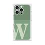 プレミアムスクエアケース［ オリジナル - initial two tone - W green ］