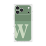 プレミアムスクエアケース［ オリジナル - initial two tone - W green ］