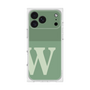 プレミアムスクエアケース［ オリジナル - initial two tone - W green ］