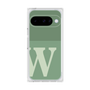 プレミアムスクエアケース［ オリジナル - initial two tone - W green ］