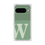 プレミアムスクエアケース［ オリジナル - initial two tone - W green ］