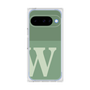 プレミアムスクエアケース［ オリジナル - initial two tone - W green ］