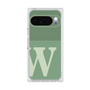 プレミアムスクエアケース［ オリジナル - initial two tone - W green ］