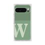 プレミアムスクエアケース［ オリジナル - initial two tone - W green ］