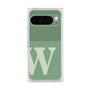 プレミアムスクエアケース［ オリジナル - initial two tone - W green ］
