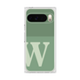 プレミアムスクエアケース［ オリジナル - initial two tone - W green ］