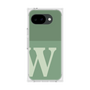 プレミアムスクエアケース［ オリジナル - initial two tone - W green ］