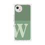 プレミアムスクエアケース［ オリジナル - initial two tone - W green ］