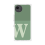 プレミアムスクエアケース［ オリジナル - initial two tone - W green ］