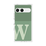 プレミアムスクエアケース［ オリジナル - initial two tone - W green ］