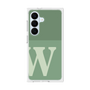 プレミアムスクエアケース［ オリジナル - initial two tone - W green ］