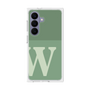 プレミアムスクエアケース［ オリジナル - initial two tone - W green ］