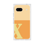 プレミアムスクエアケース［ オリジナル - initial two tone - X orange ］