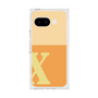 プレミアムスクエアケース［ オリジナル - initial two tone - X orange ］