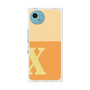 プレミアムスクエアケース［ オリジナル - initial two tone - X orange ］