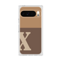 プレミアムスクエアケース［ オリジナル - initial two tone - X brown ］