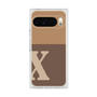 プレミアムスクエアケース［ オリジナル - initial two tone - X brown ］