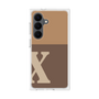 プレミアムスクエアケース［ オリジナル - initial two tone - X brown ］