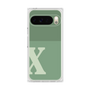 プレミアムスクエアケース［ オリジナル - initial two tone - X green ］