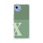 プレミアムスクエアケース［ オリジナル - initial two tone - X green ］