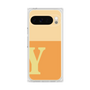 プレミアムスクエアケース［ オリジナル - initial two tone - Y orange ］