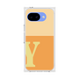 プレミアムスクエアケース［ オリジナル - initial two tone - Y orange ］