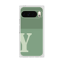 プレミアムスクエアケース［ オリジナル - initial two tone - Y green ］