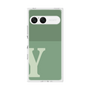 プレミアムスクエアケース［ オリジナル - initial two tone - Y green ］