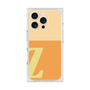 プレミアムスクエアケース［ オリジナル - initial two tone - Z orange ］