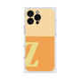 プレミアムスクエアケース［ オリジナル - initial two tone - Z orange ］