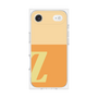 プレミアムスクエアケース［ オリジナル - initial two tone - Z orange ］