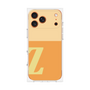 プレミアムスクエアケース［ オリジナル - initial two tone - Z orange ］