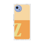 プレミアムスクエアケース［ オリジナル - initial two tone - Z orange ］