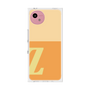 プレミアムスクエアケース［ オリジナル - initial two tone - Z orange ］