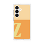 プレミアムスクエアケース［ オリジナル - initial two tone - Z orange ］