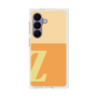 プレミアムスクエアケース［ オリジナル - initial two tone - Z orange ］
