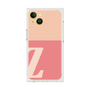 プレミアムスクエアケース［ オリジナル - initial two tone - Z pink ］