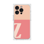 プレミアムスクエアケース［ オリジナル - initial two tone - Z pink ］