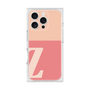 プレミアムスクエアケース［ オリジナル - initial two tone - Z pink ］
