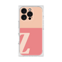 プレミアムスクエアケース［ オリジナル - initial two tone - Z pink ］