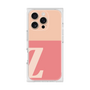 プレミアムスクエアケース［ オリジナル - initial two tone - Z pink ］