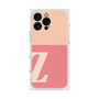 プレミアムスクエアケース［ オリジナル - initial two tone - Z pink ］