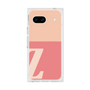 プレミアムスクエアケース［ オリジナル - initial two tone - Z pink ］