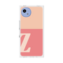 プレミアムスクエアケース［ オリジナル - initial two tone - Z pink ］