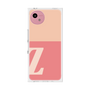 プレミアムスクエアケース［ オリジナル - initial two tone - Z pink ］