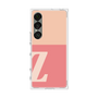 プレミアムスクエアケース［ オリジナル - initial two tone - Z pink ］