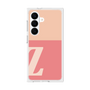 プレミアムスクエアケース［ オリジナル - initial two tone - Z pink ］