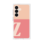 プレミアムスクエアケース［ オリジナル - initial two tone - Z pink ］