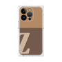 プレミアムスクエアケース［ オリジナル - initial two tone - Z brown ］